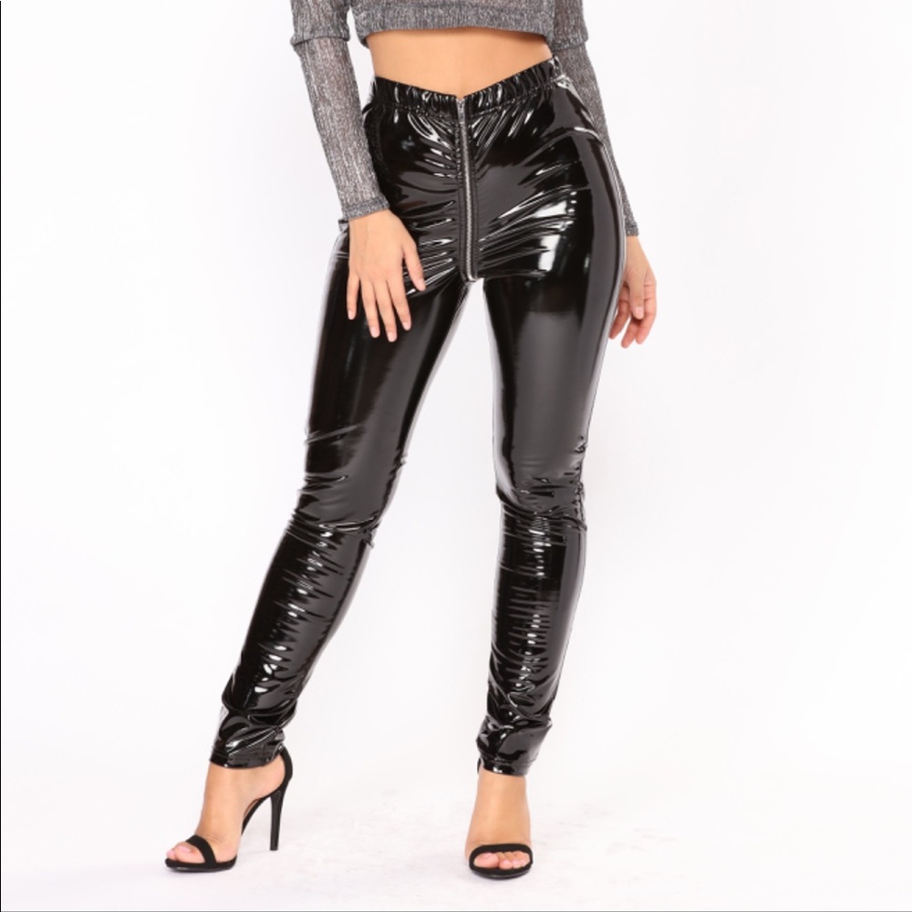 Narina high rise Latex Leggings